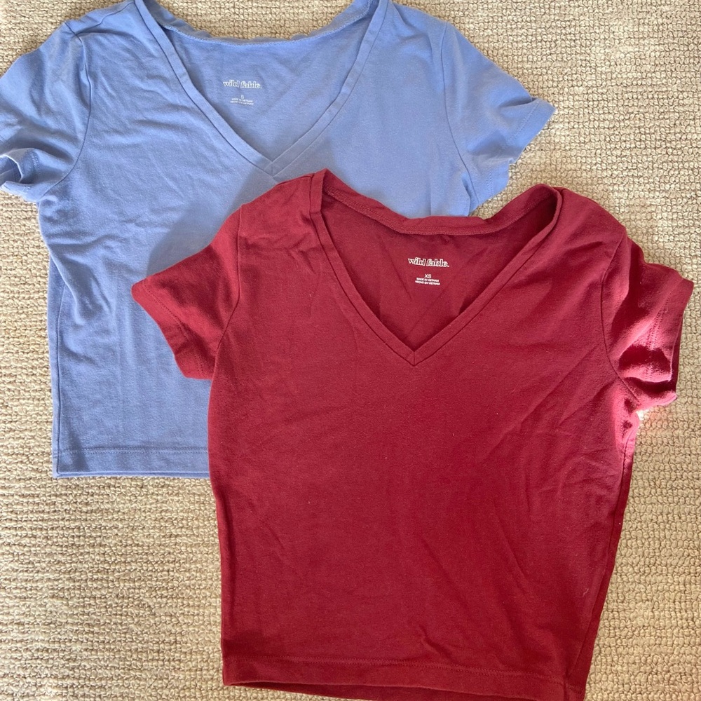 2 Wild Fable Baby Tees